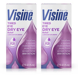Visine Dry Eye Relief Tired Eye Drops
